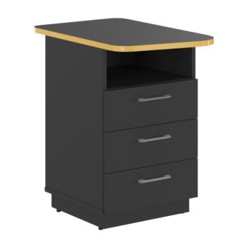 Тумба приставная с цоколем SFLC-3D.3A  467х735х809  Пластик желтый