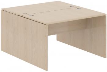 РАБОЧАЯ СТАНЦИЯ ИЗ 2-Х СТОЛОВ W2ST 127 (1200*1406*750) Бук Тиара