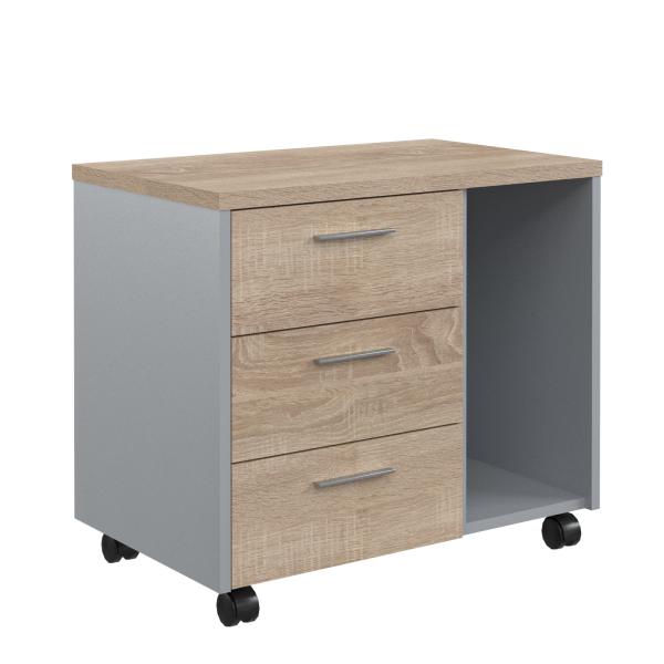 OLC-3D.A Тумба подкатная с отделением д/СБ OLC-3D.A  733х450х625 