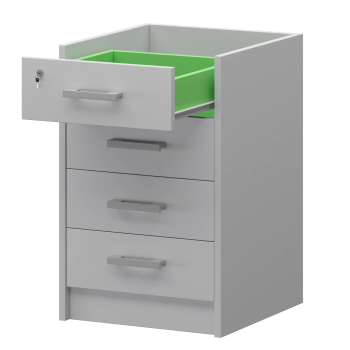 АТ-05 Каркас тумбы приставной(440Х450Х740),  Белый