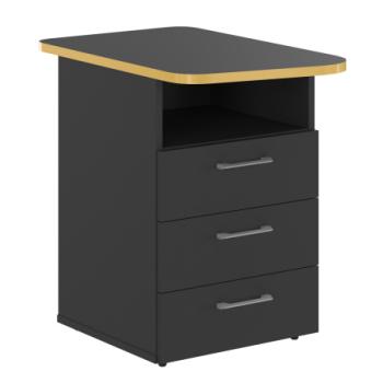 Тумба приставная SKLC-3D.1A  467х735х681  Пластик желтый