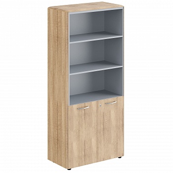 ШКАФ С 1 КОМПЛЕКТОМ ГЛУХИХ МАЛЫХ ДВЕРЕЙ С ЗАМКОМ DHC 85.5(Z) (850*430*1930)
