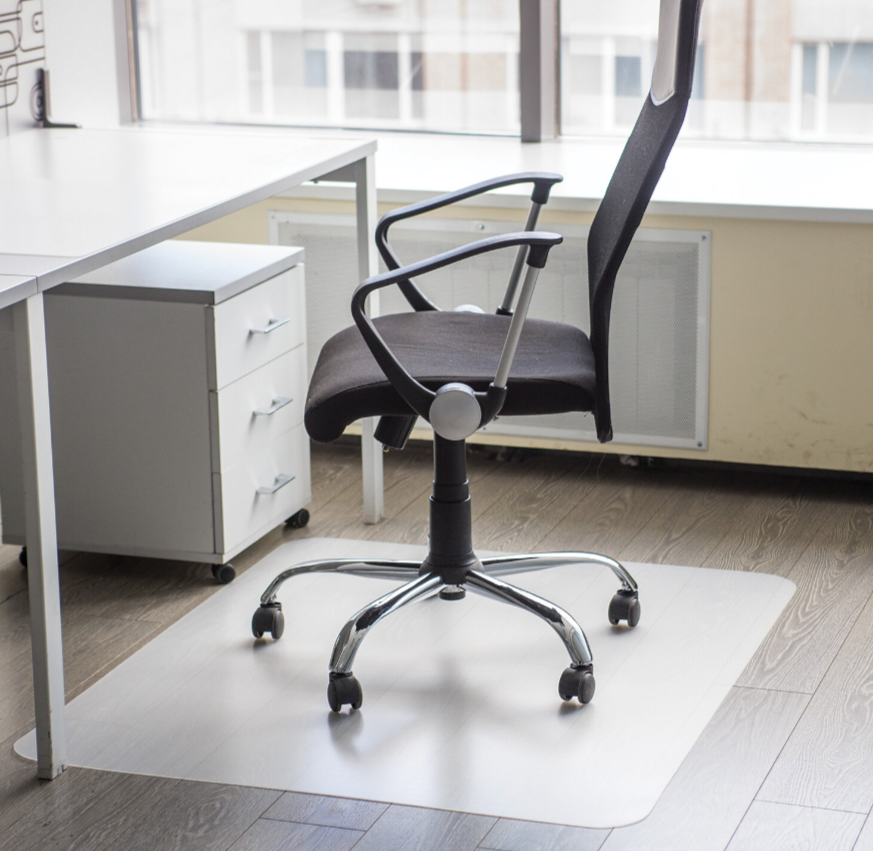 Коврик защитный напольный, полипропилен, 100х120 см, матовый, толщина 1,2 мм