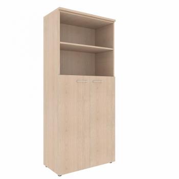 XHC 85,6 Шкаф с глухими средними дверьми и топом(856Х452Х1955)бук тиара