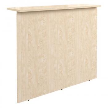 DMS 140 Стойка ресепшен прямая (1400х400х1200)  бук тиара