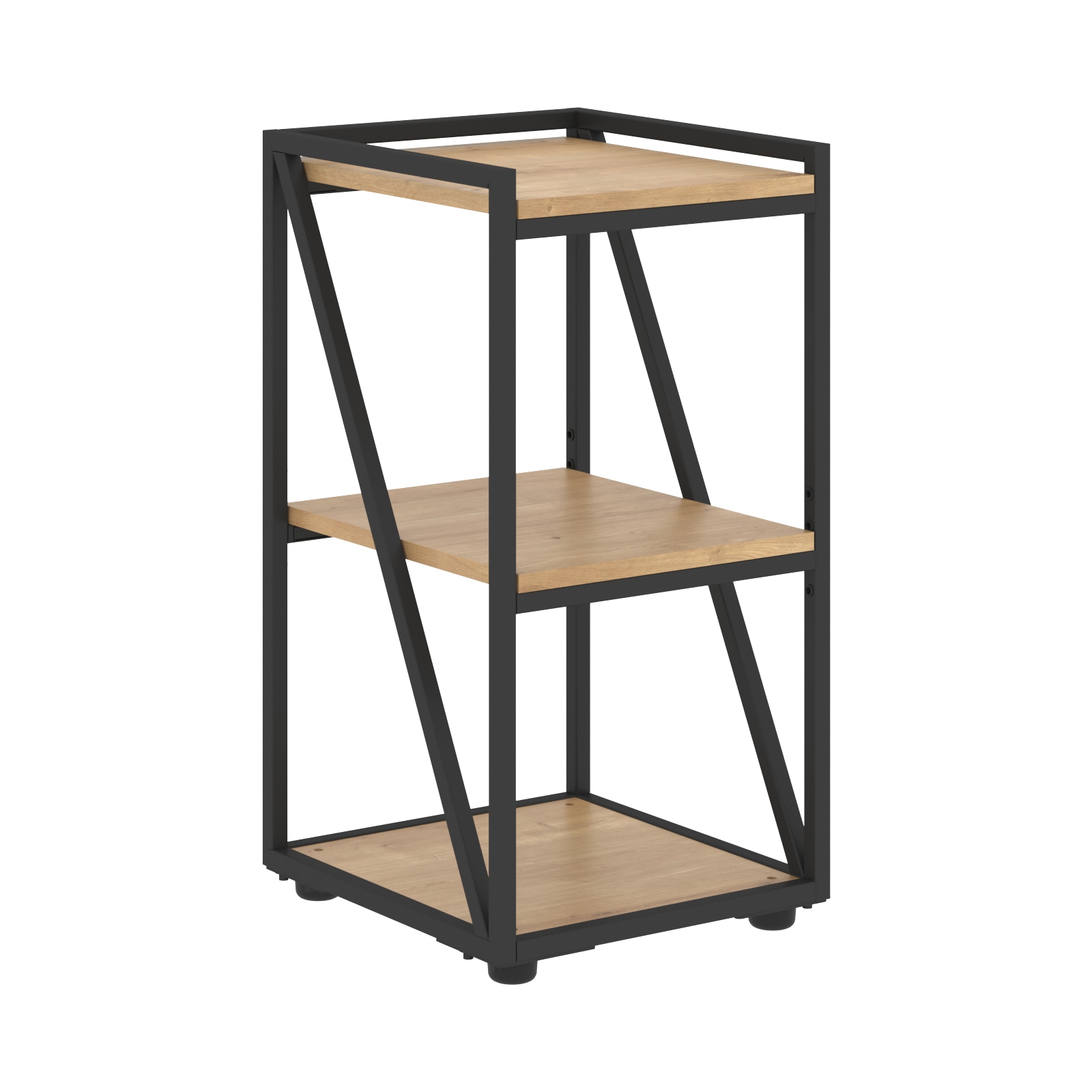 LMLC 40 Стеллаж LMLC 40 Дуб Бофорд/Черный 400х430х781 LOFTIS