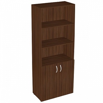 ШКАФ КНИЖНЫЙ ВЫСОКИЙ БЕЗ ТОПА ФР-6.0+8.0 (800X450X1938)