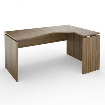 НТ-060 Стол эргономичный правый (1600*1100*750) дуб сафари