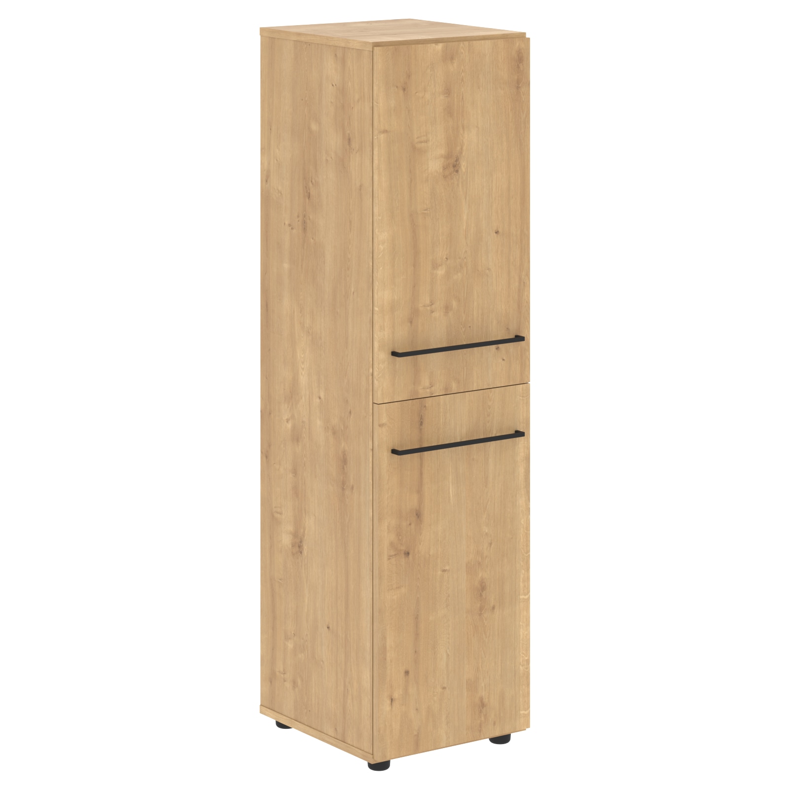 LMC 40.4 Шкаф колонка с 2-мя глухими малыми дверьми LMC 40.4 Дуб Бофорд 400х430х1517 LOFTIS