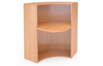 Ресепшн угловой А-550 (900Х900Х1220)ольха