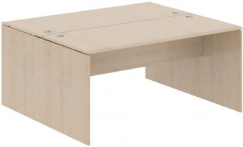 РРАБОЧАЯ СТАНЦИЯ ИЗ 2-Х СТОЛОВ W2ST 167 (1600*1406*750) Бук Тиара