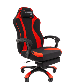 CHAIRMAN GAME 35 Ткань стандарт черный/красный