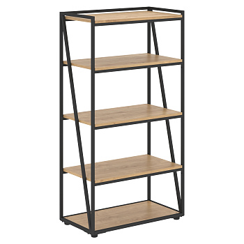 LMMC 80 Стеллаж LMMC 80 Дуб Бофорд/Черный 800х430х1517 LOFTIS