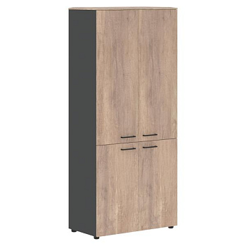 JHC 85.3 Шкаф с глухими средними и малыми дверьми и топом JHC 85.3  856х452х1949