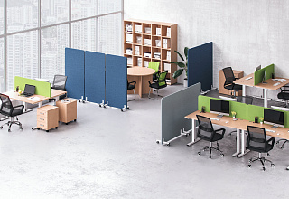 Акустические мобильные перегородки Софт Оффис / SOFToffice