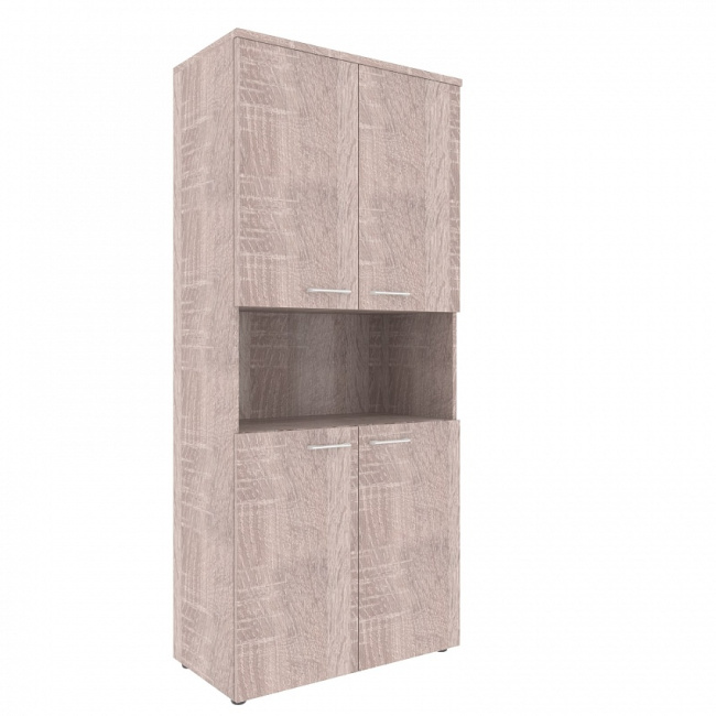 XHC 85.4  Шкаф с 2- мя комплектами глухих малых дверей и топом(856Х452Х1955)