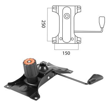 Механизм качания 152*252  JWN NG002B/NG003B