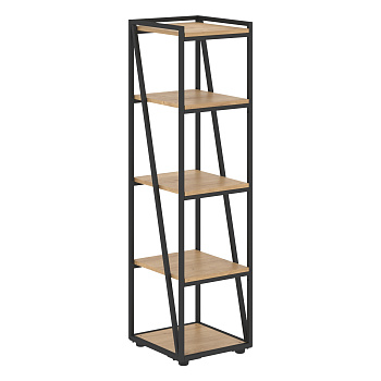 LMMC 40 Стеллаж LMMC 40 Дуб Бофорд/Черный 400х430х1517 LOFTIS