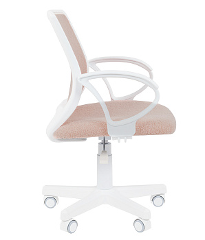 Кресло CHAIRMAN KIDS 112 белый велюр В/М